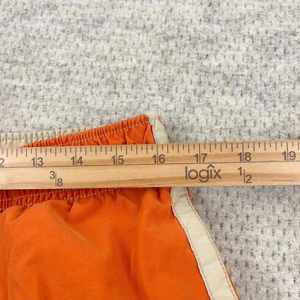 Vintage Y2K Abercrombie &‎ Fitch Swim Trunks Cargo Borad Shorts Orange 2000s